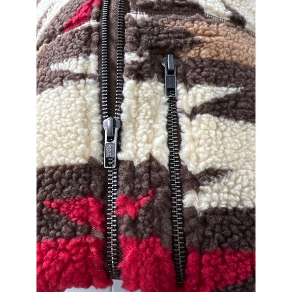 Tasha Polizzi Palomino Telluride Jacket Men's M Sherpa Aztec Saddle Blanket NEW - Picture 7 of 7
